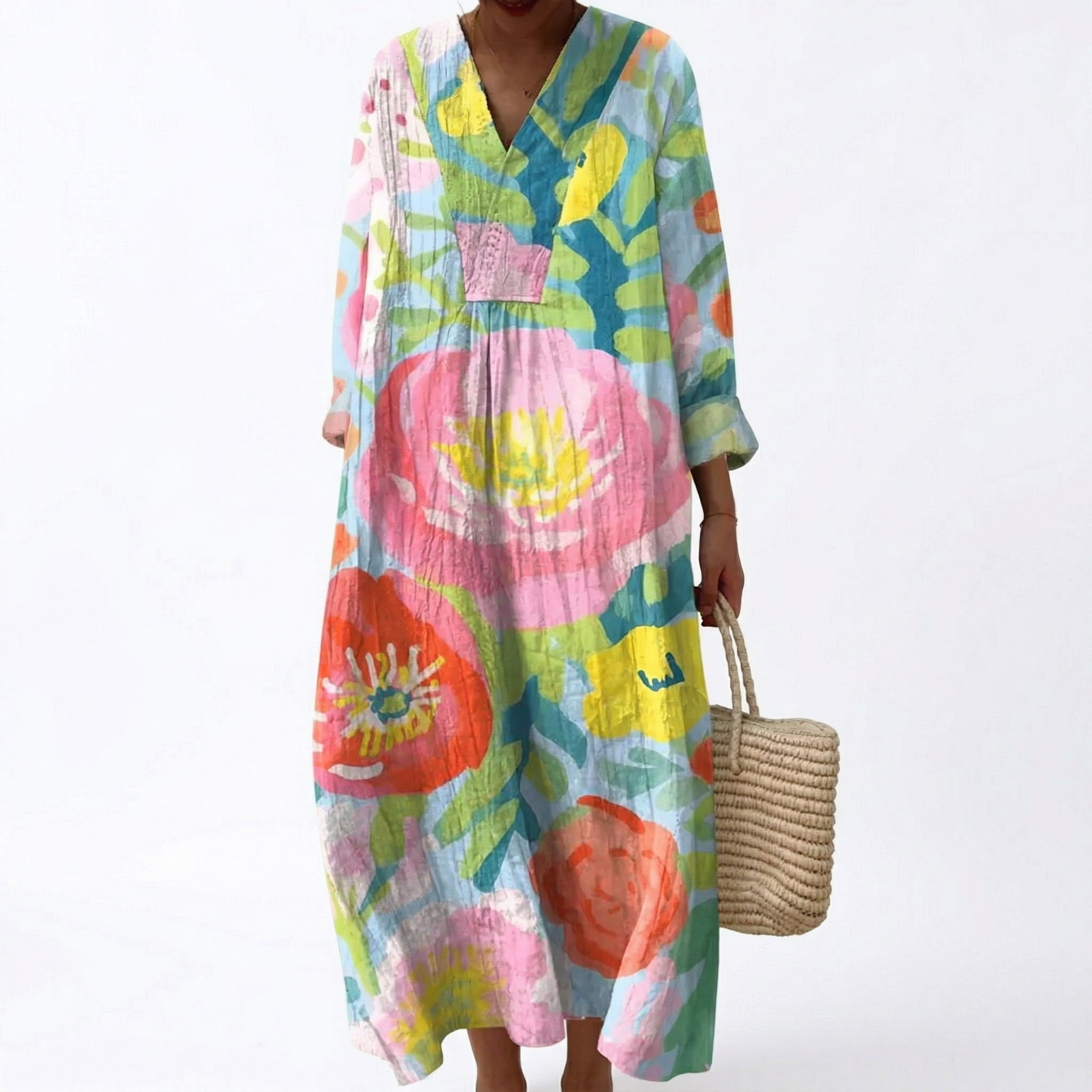 Emmy | Women's Flattering Printed Summer Dress