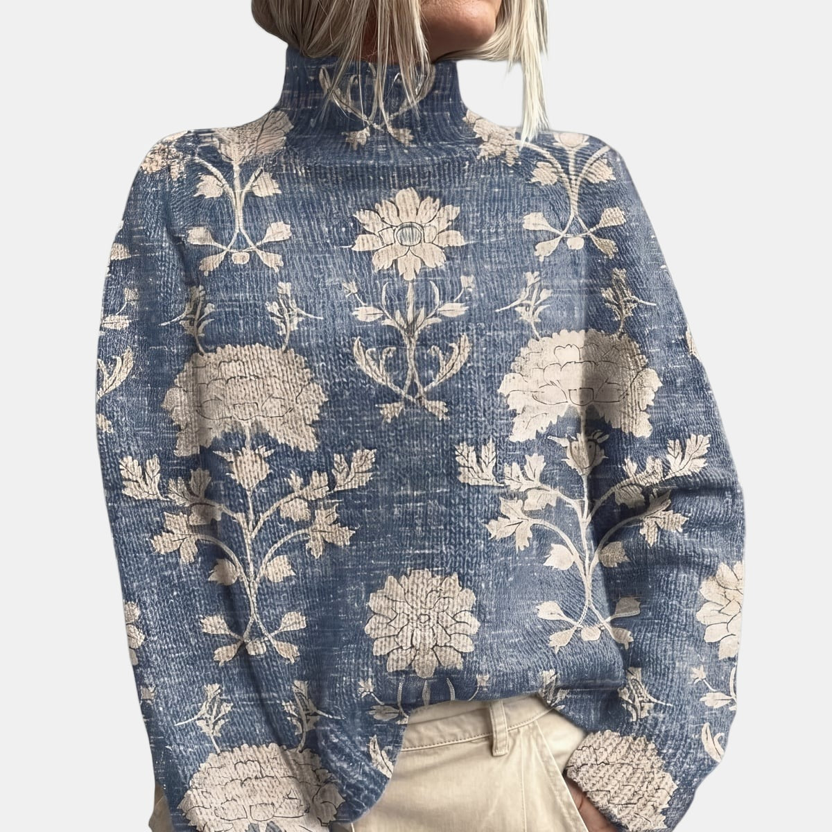 Enchanted Forest Jumper Sky Blue, studio photo