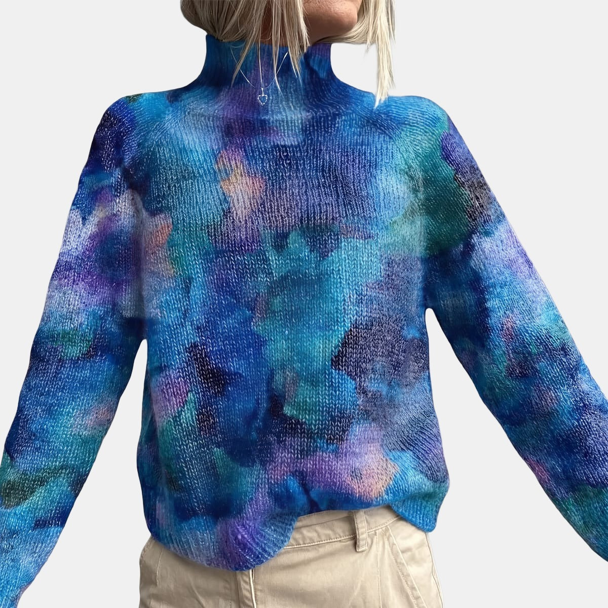 Enchanted Forest Jumper Blue, studio photo
