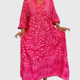 Maxi Dress with Elegant Print