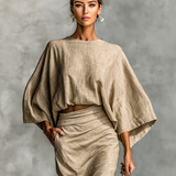 Willow | Two-Piece Set with Draped Skirt