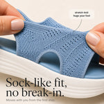 Soleva | Knit Platform Comfort Sandals