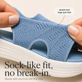 Soleva | Knit Platform Comfort Sandals