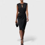 Odelia | Elegant Wrap Midi Dress