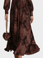 Waist-Defined Maxi Dress