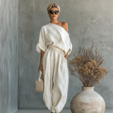 Nancy | Off-the-Shoulder Maxi Dress