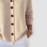 Rosanna | Knit Polo-Collar Button Blouse