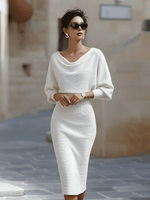 Marian | Cowl-Neck Cocktail Dress