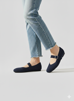 Fiona | Mary-Jane Flats with a Square Toe
