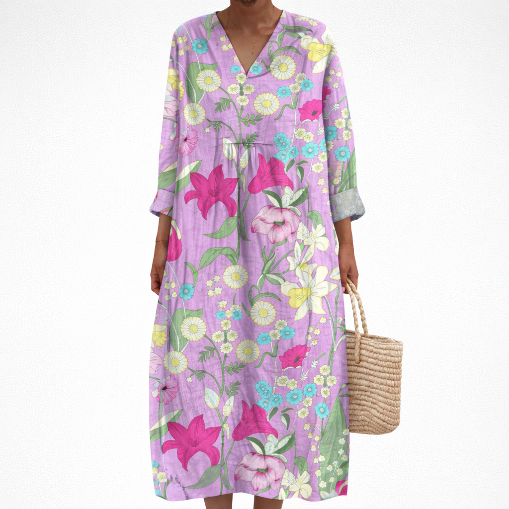 Florence | Women's Flattering Printed Summer Dress