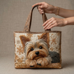 Quilted Handcrafted Bag - Yorkshire Terrier