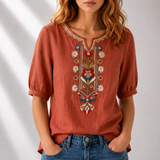 Marianne | Women's Embroidered Summer Blouse