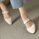 Lysandra | Pointed-Toe Slingback Heels with a Block Heel