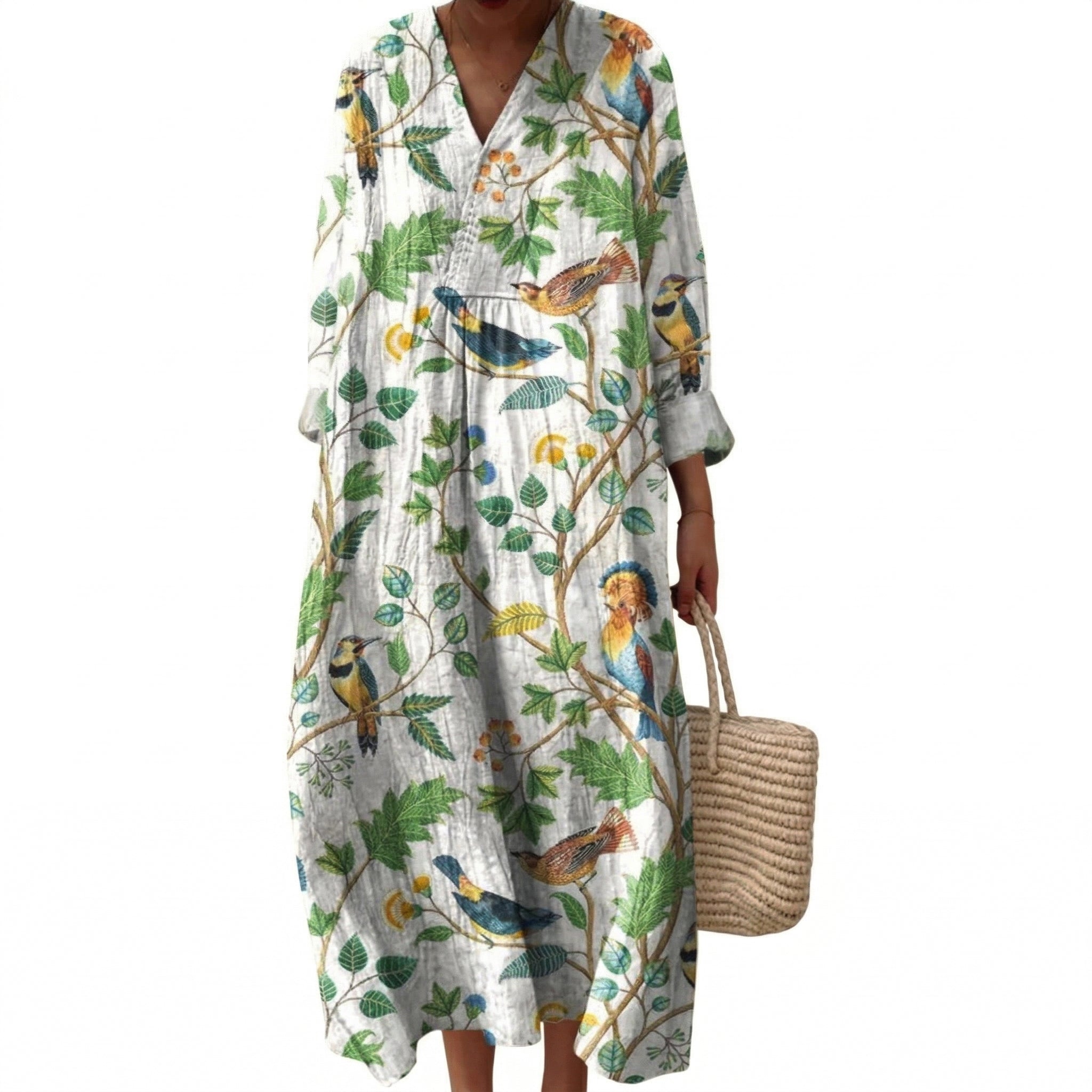 Georgia | Women's Flattering Printed Summer Dress
