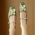 Slingback Flower Mary Janes