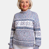 Glacier Blue Nordic Jumper