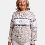 Glacier Blue Nordic Jumper