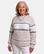 Glacier Blue Nordic Jumper