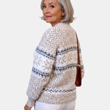 Glacier Blue Nordic Jumper
