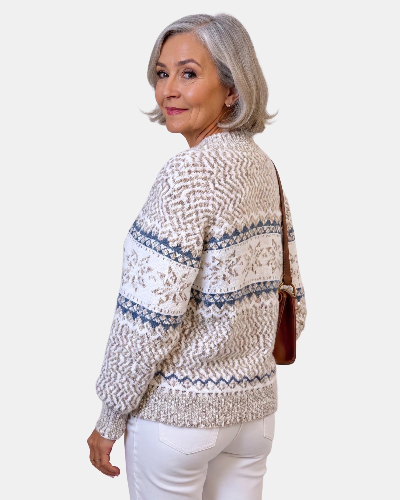 Glacier Blue Nordic Jumper