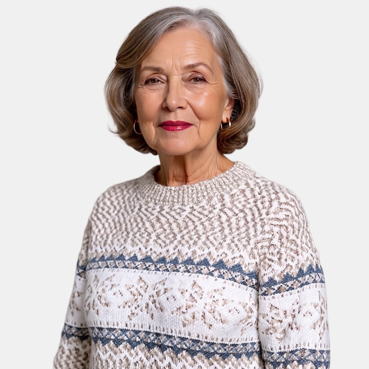Glacier Blue Nordic Jumper