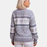 Glacier Blue Nordic Jumper