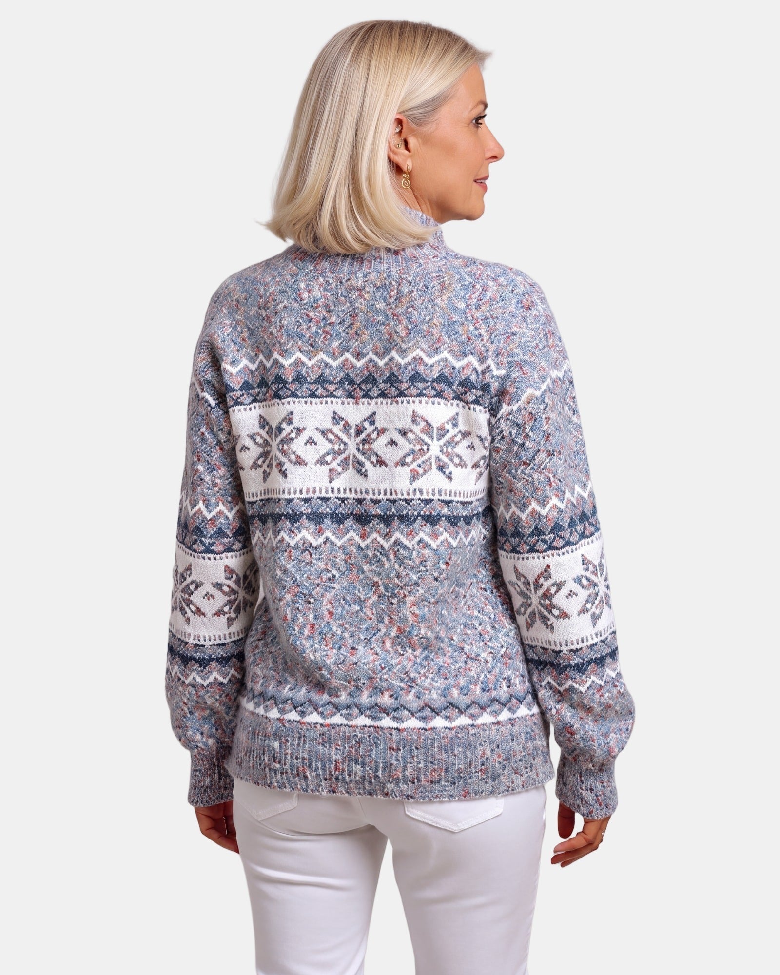 Glacier Blue Nordic Jumper