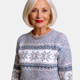 Glacier Blue Nordic Jumper