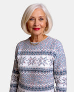 Glacier Blue Nordic Jumper