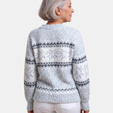 Glacier Blue Nordic Jumper