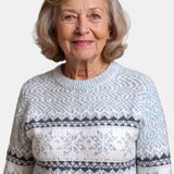 Glacier Blue Nordic Jumper