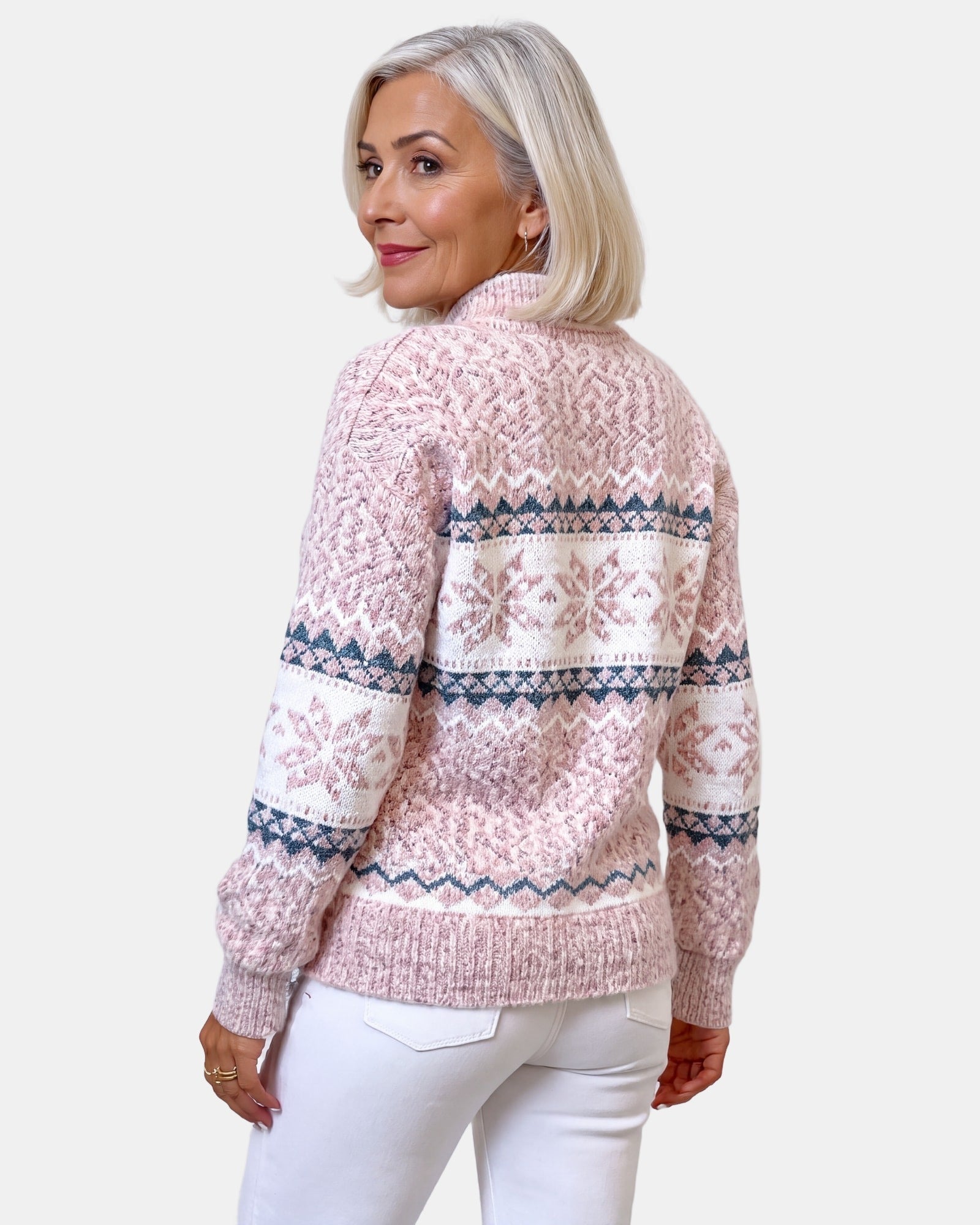 Glacier Blue Nordic Jumper