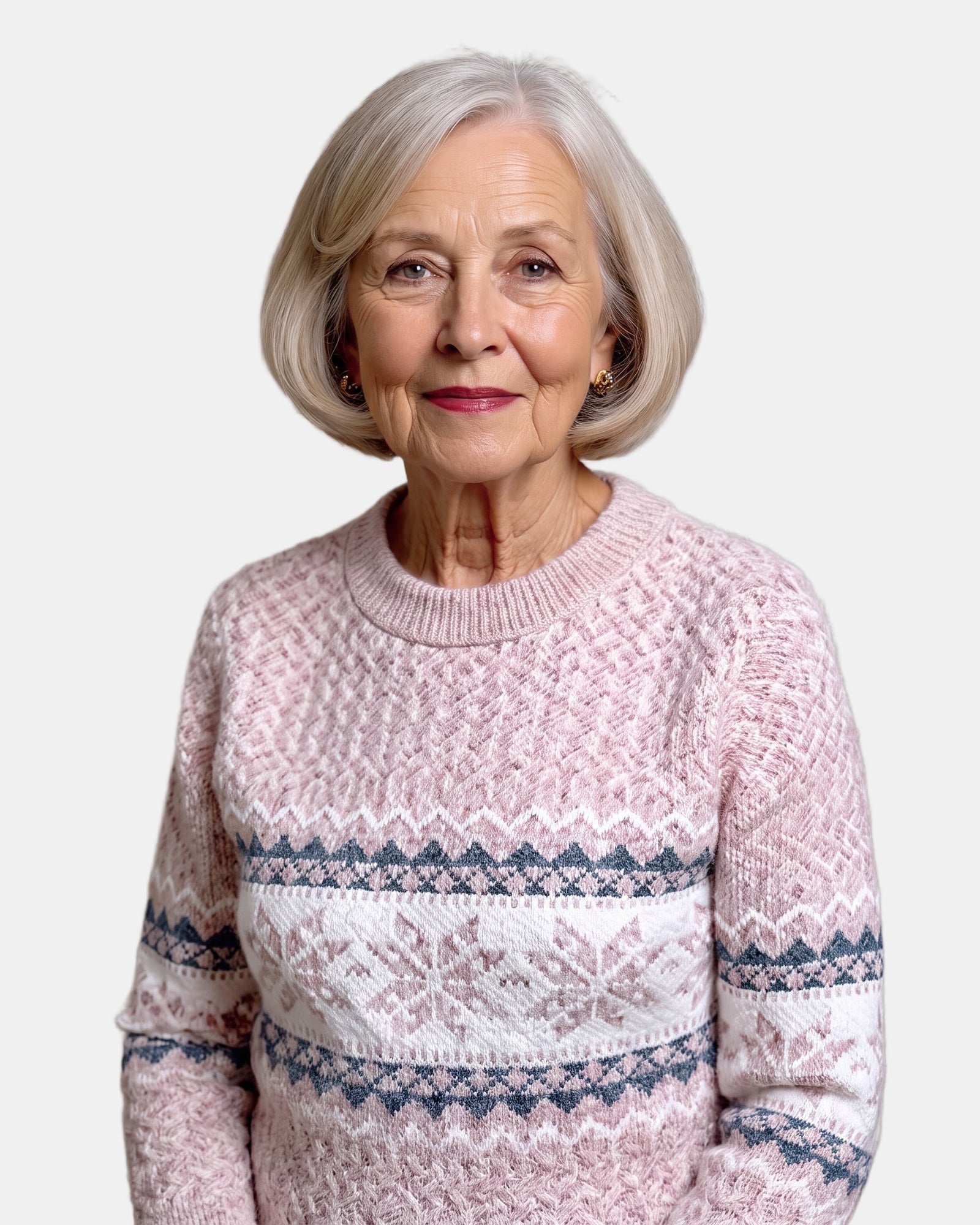 Glacier Blue Nordic Jumper