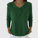 Green Peter Pan Collar Jumper