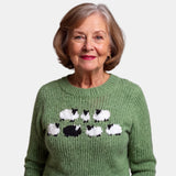 Green Sheep Nordic Jumper