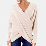 Green Wrap-Front Jumper
