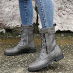 Marguerite | Orthopaedic Mid-Calf Boots with Laces and a Buckle