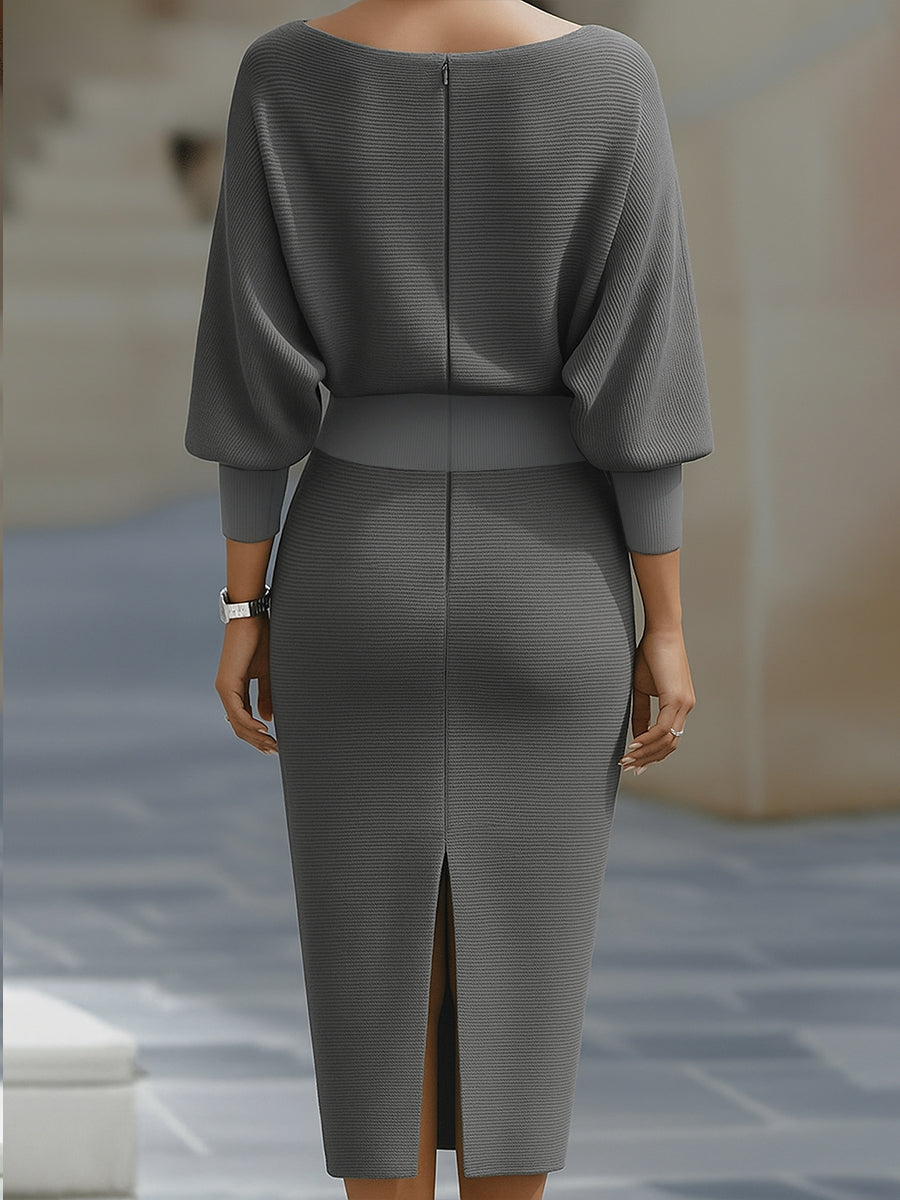 Marian | Cowl-Neck Cocktail Dress