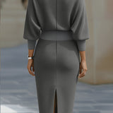 Marian | Cowl-Neck Cocktail Dress