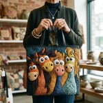 Handcrafted Bag - Cheerful Horses