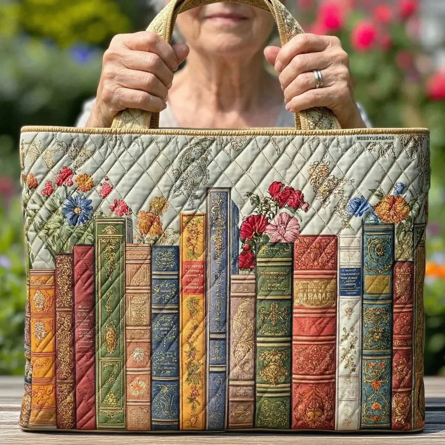 Handcrafted Bag - Enchanted Library