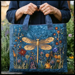 Handcrafted Bag - Golden Dragonfly