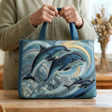 Handcrafted Bag - Ocean Dolphins