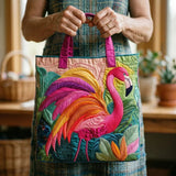 Handcrafted Bag - Pink Flamingo