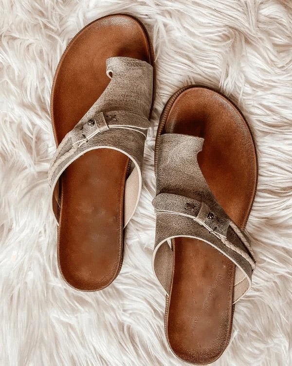Fernanda Stylish Comfort Sandals Grey, photo studio