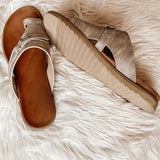Fernanda | Toe-Loop Sandals with an Ankle Strap