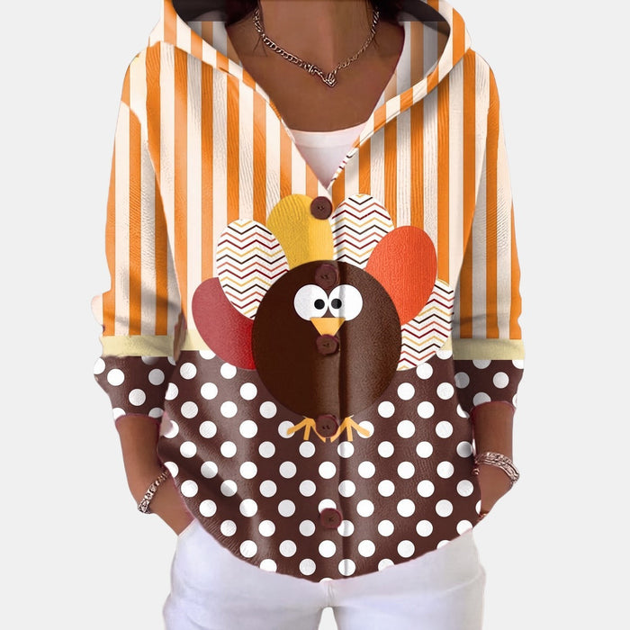 Hedgehog Hooded Cardigan