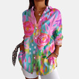 Rowena | Colourful Print Blouse