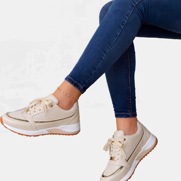 Sophie | Orthopaedic Sneakers with Perforated Panels