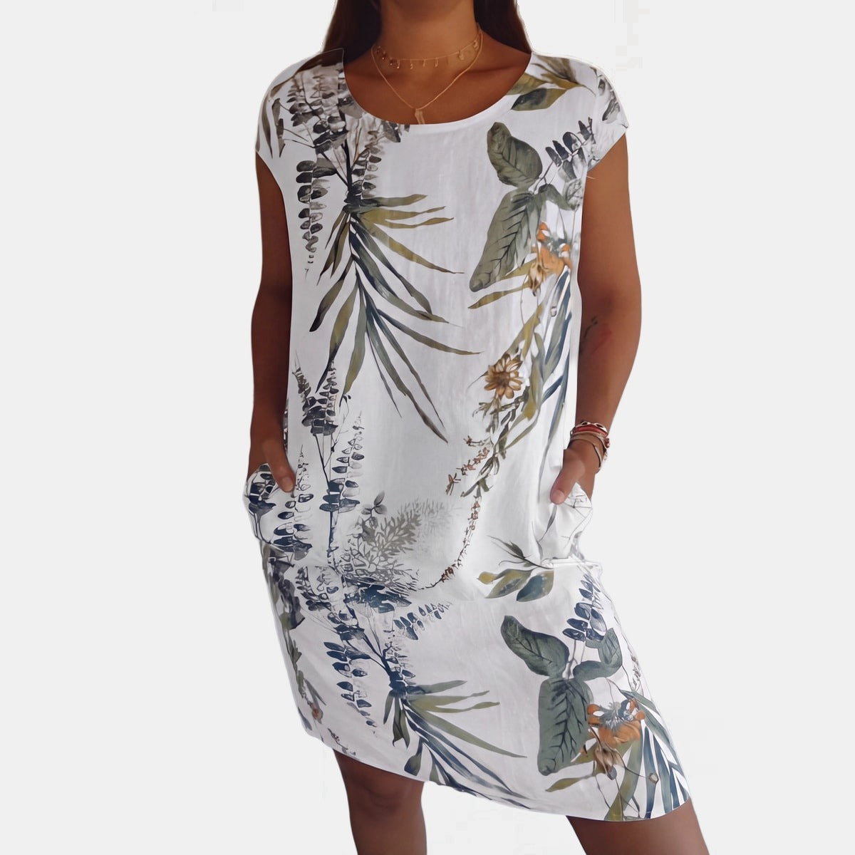 Connie | Refined Print Summer Dress